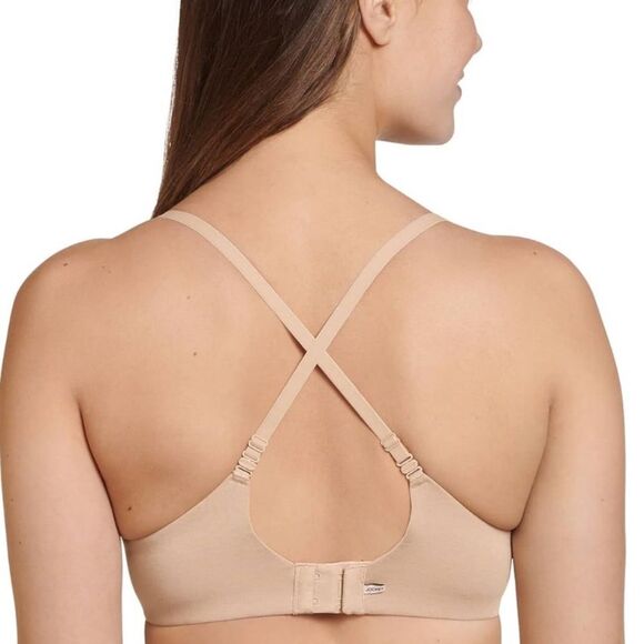 Jockey Smooth & Sleek Bra Supersoft Underwire T-Shirt Bra 32DD Convertible Strap - Picture 3 of 9